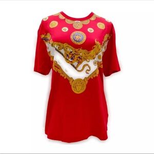 Authentic Versace T-Shirts Reds women’s